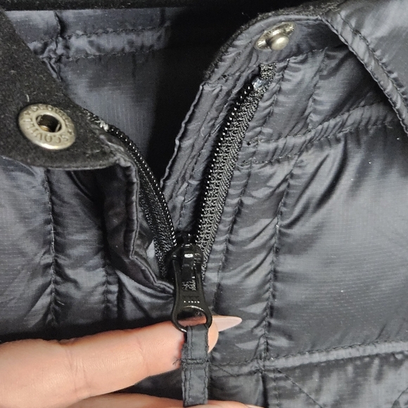 Woolrich Womens Plus 2XL Goose Down Filled Puffer Coat Jacket Black Quilted - Picture 9 of 16